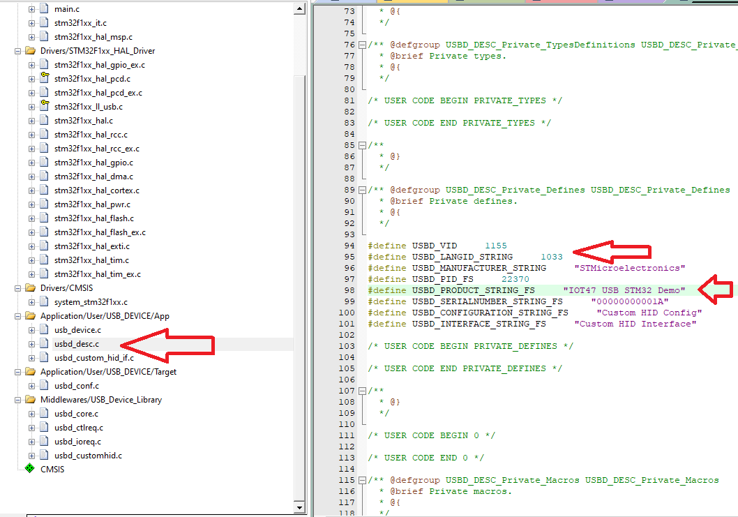 Giao tiếp USB HID trên stm32 với c window form Tự học IoT, Lập trình